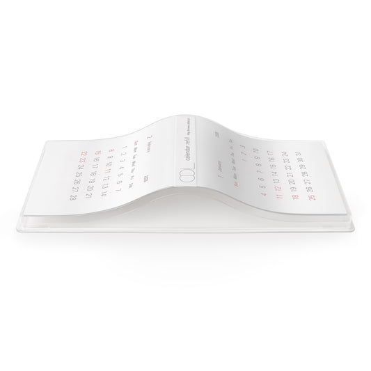 desktop calendar 2026 “wave motion” refill
